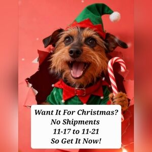 I Will Not Be Shipping 11-17 To 11-21